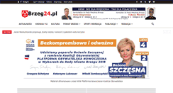 Desktop Screenshot of brzeg24.pl