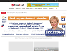 Tablet Screenshot of brzeg24.pl